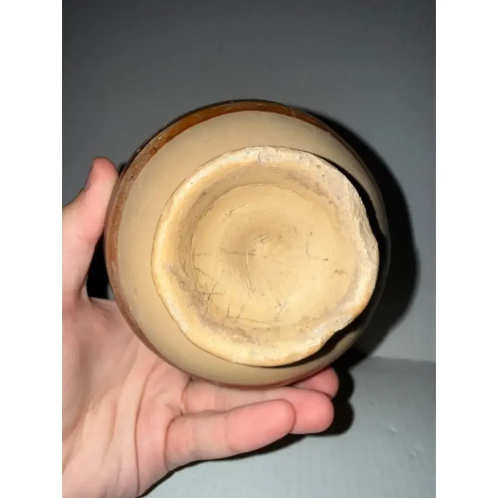 Preowned Tonala Jalisco Canelo Pottery Unsigned 8